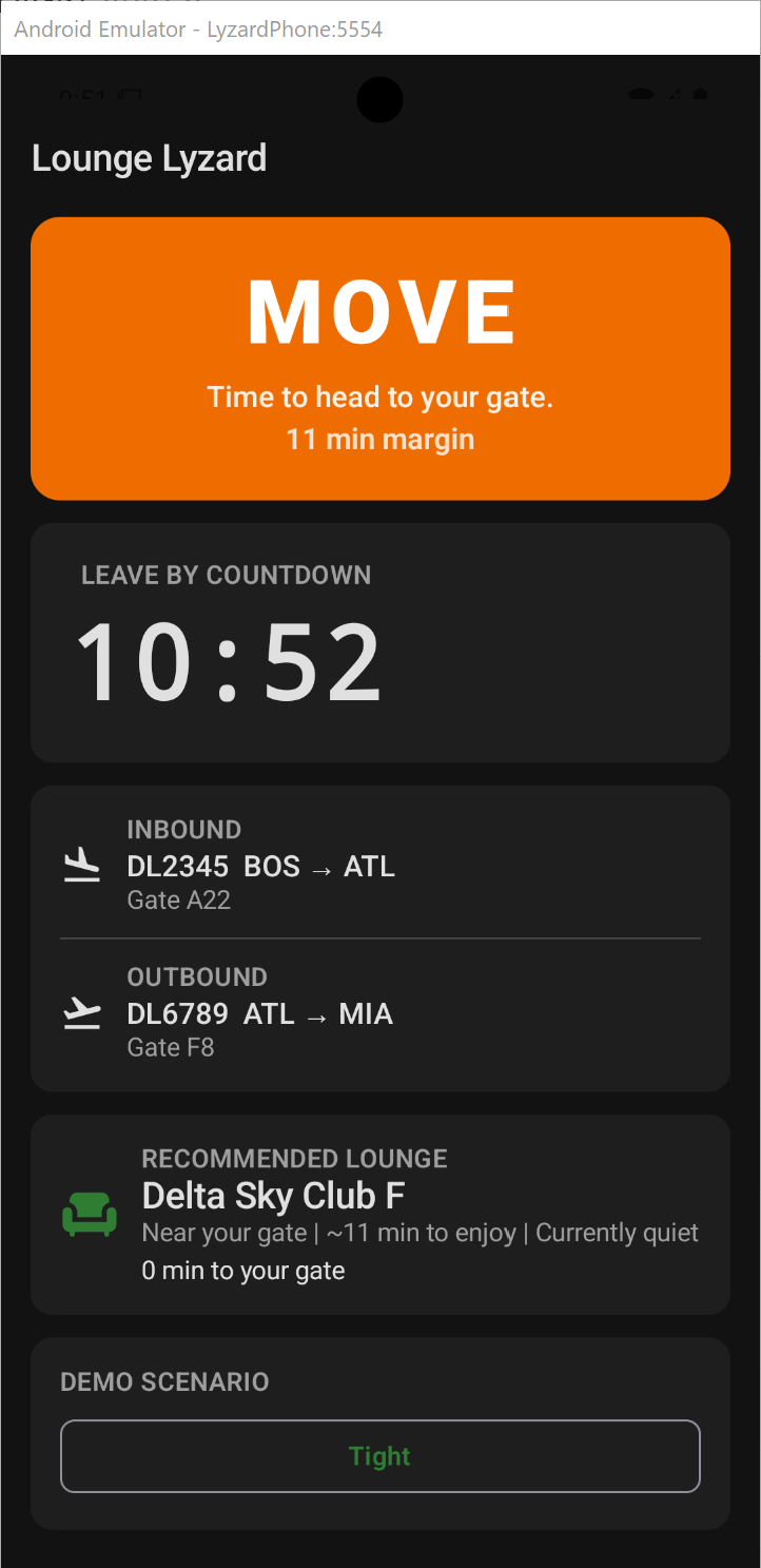 Lounge Lyzard early app preview